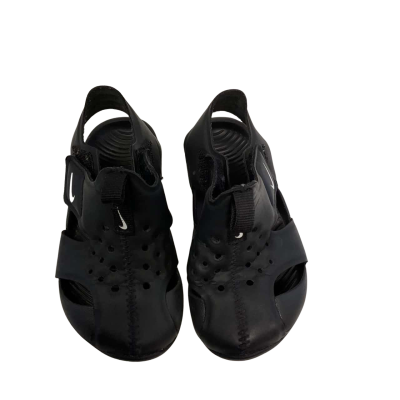 Nike Kids  sandles Size 12-18m Black  / White 