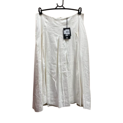 Basque Womens  Skirt Size 14 White 