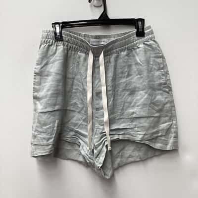 Assembly Label Womens  Size 10 linen  Blue shorts 
