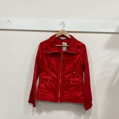 Liz Jordan Womens  Size S   Jacket Red 