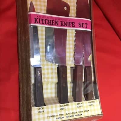 Vintage Kitchen Knife Set