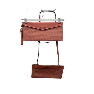 Michael Kors Womens Clutch and Cross Body Bag Coral 