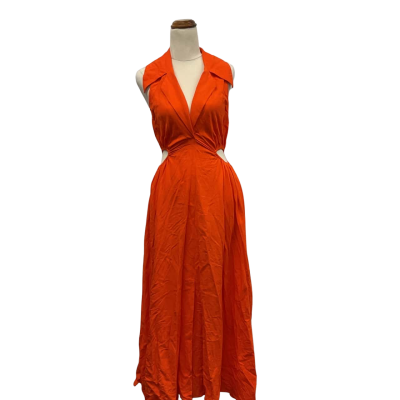 Sheike Womens  Size 8 cut-out Dress  Orange 