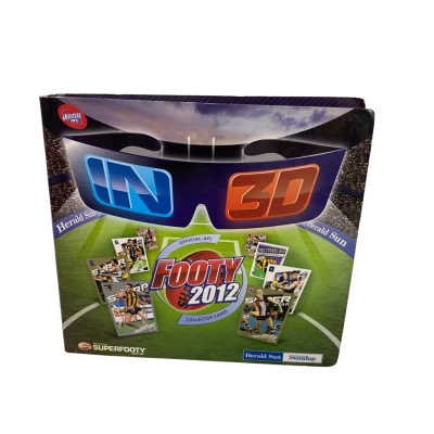 2012 Herald Sun AFL Footy 3D Collector Card Album 