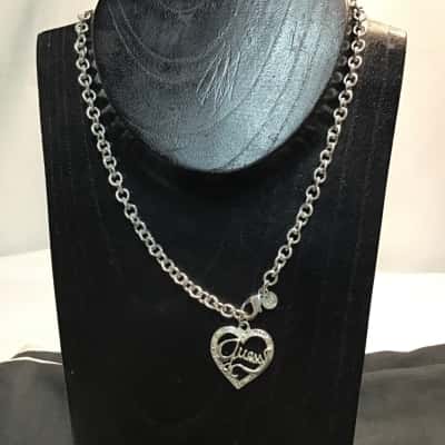 Womens 925 heart Necklace