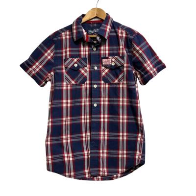 Superdry Mens Size M Plaid Shirt w/ Tags