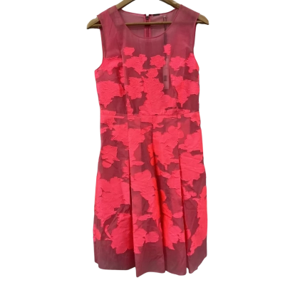 Elie Tahari Womens  Size 12 Midi Dress Pink