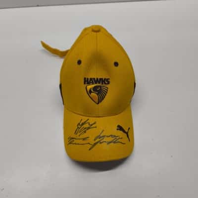 Hawthorn Hawks AFL Cap Signed By Lance Buddy Franklin Puma