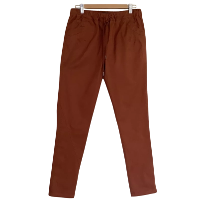 Marco Polo.   Rust Brown Stretch Joggers  Size 10 