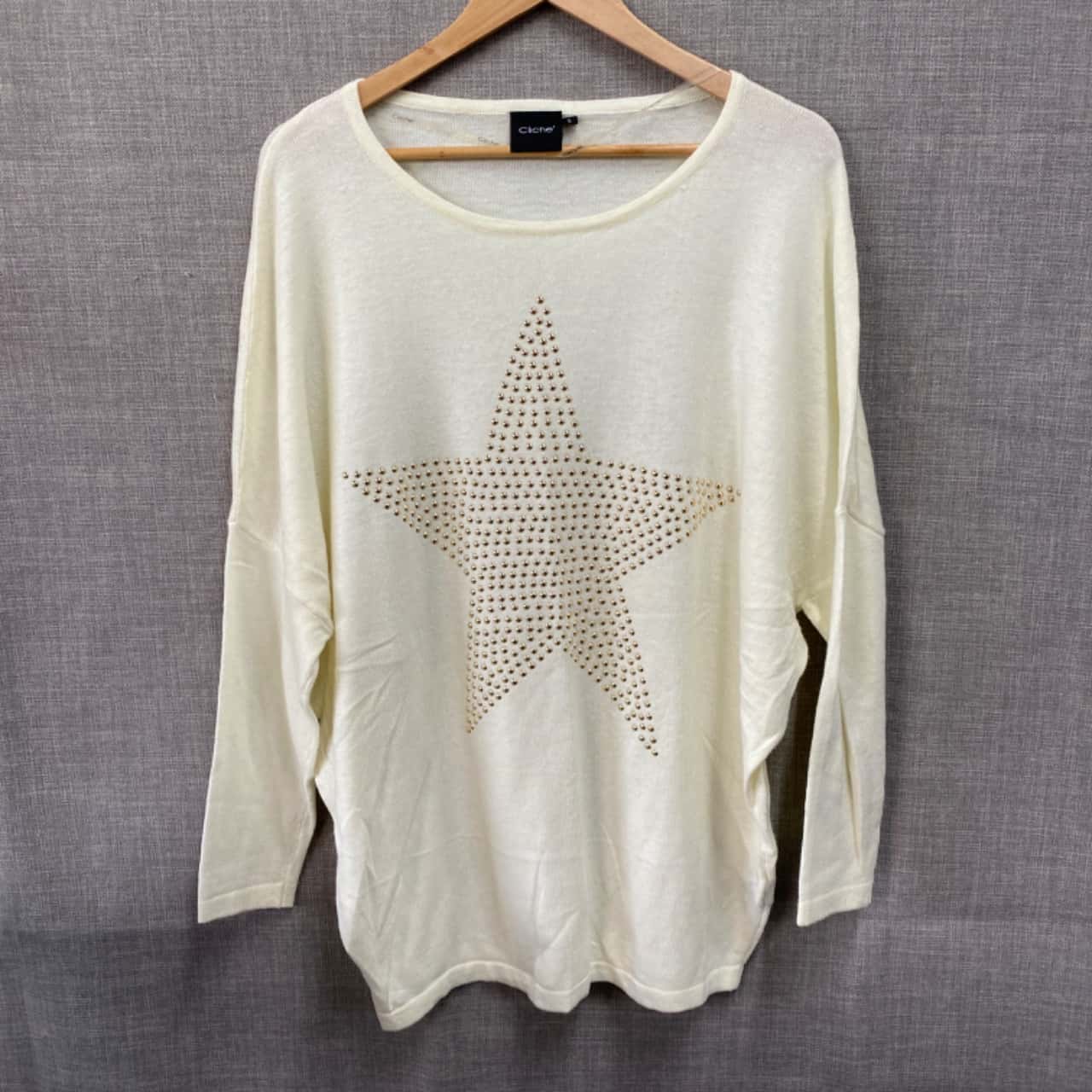 Cliche’ Womens Size S Cream Knit (s) - Used As New | Salvos Stores