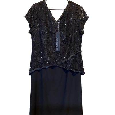 Yesadress Womens  Size 18 Cocktail Dress Black  