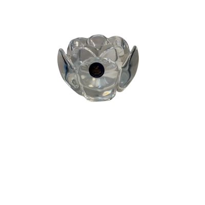 Royal Copenhagen crystal lotus  candle holder