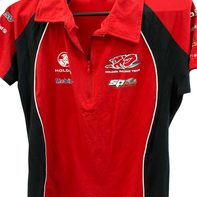  Holden racing Kids  Size 16 Top  Black  / Red / White 