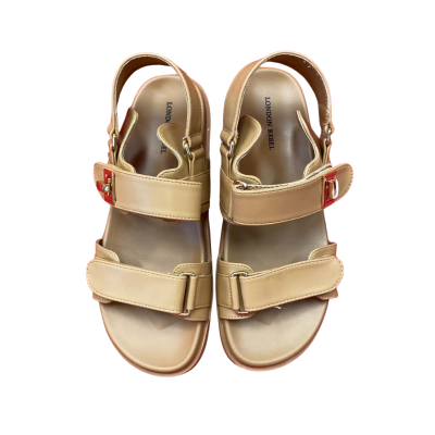 London Rebel Womens  Size 8 Beige/Camel Coloured Sandals