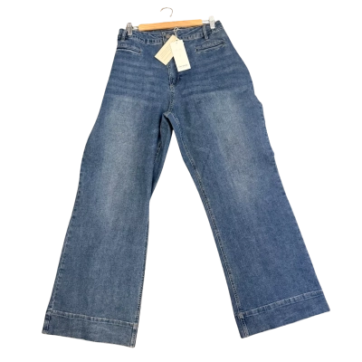Threadz Womens  Size XXXL Wide Leg Jeans Blue 