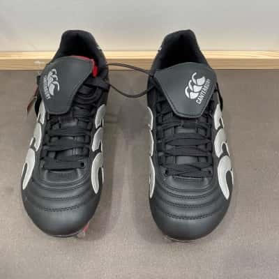 Canterbury Mens Rugby Size 9 Black  / Silver 