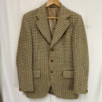 Dunn & Co Harris Tweed Blazer Sand/Brown 