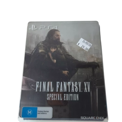 PS4 Final Fantasy XV Special Edition tin case