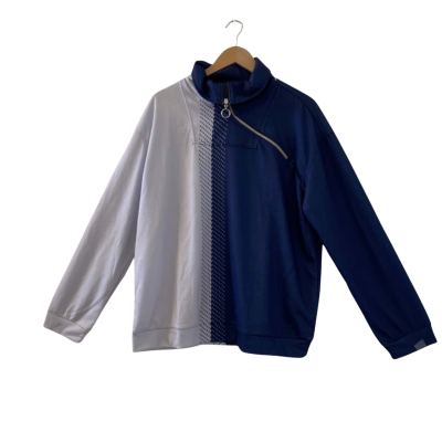  ACEGOLFS Women's White Blue Design Not So Classic Pullover UPF50+ Size XXXL (*NEW Other RRP $93*)