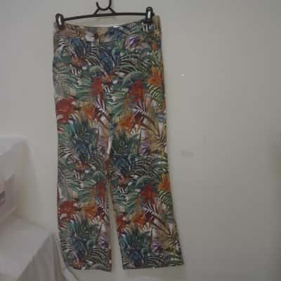 Jimmy Key Casual Floral Print Pants