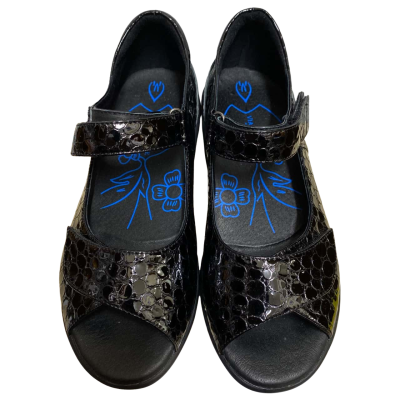Via Nova Lite Womens Open Toe Shoes  Size 38 Black  
