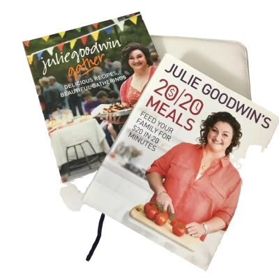 EBURY PRESS 2 x Julie Goodwin Books. 39 x 25 CM. Multicoloured