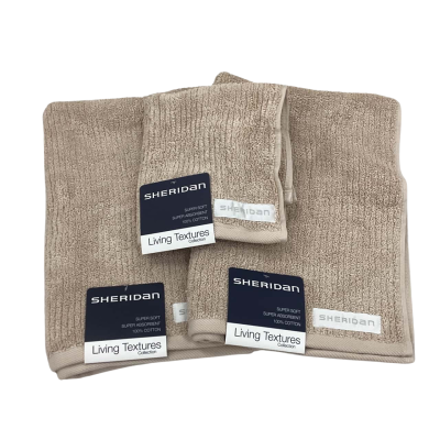 2 Sheridan Trenton Hand Towels & 1 Face Washer RRP $64.80          Loose Manchester