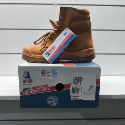 Steel Blue Wheat Safety Work Boots Size 7