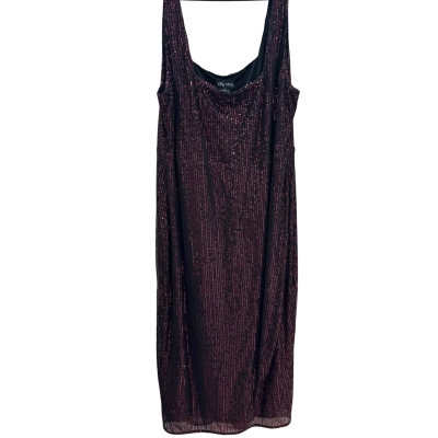 City Chic Womens  Size M Red Sequin Dress 