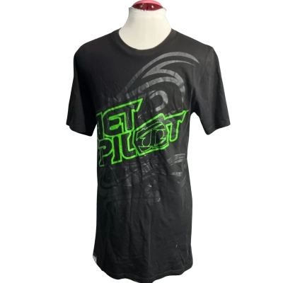 Jet pilot Mens  Size S Short Sleeve T-shirt Black  