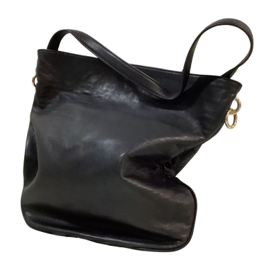 Country Road Womens Genuine Leather Handbag Black  