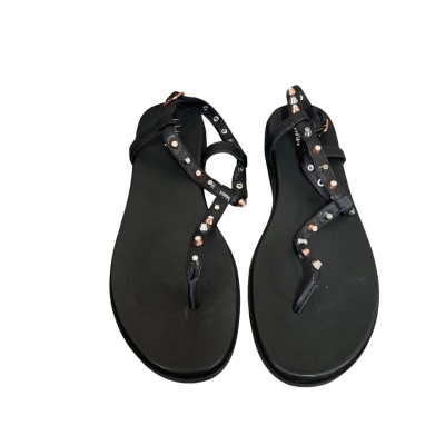 Wittner Womens  Size 40 Thong Sandals Black  