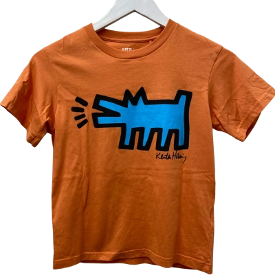 Uniqlo Kids  Size 7 T-Shirt - Keith Haring 100% Cotton