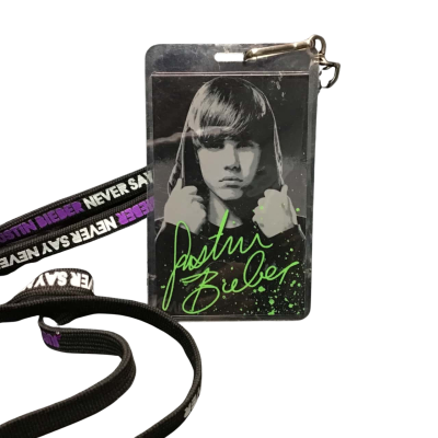 Justin Bieber Never Say Never Lanyard