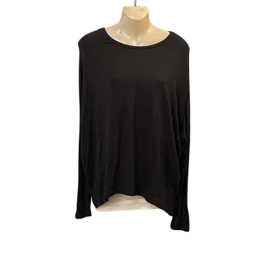 Seed Heritage Womens  Size S Blouse / Long Sleeve Top Black  