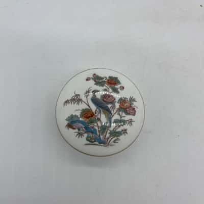Wedgewood Kutani Crane Trinket Box [S#7]