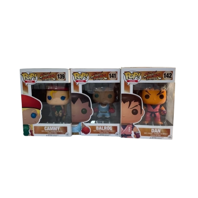 Funko Pop Street Fighter #139,141,142