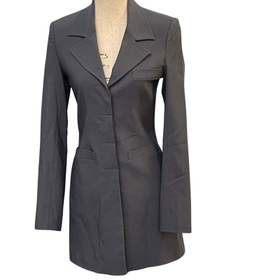 Empire Womens Size 10 Suit Jacket Grey