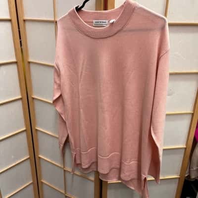 Country Road Womens  Size XL Crew Neck Jumper Beige / Nude / Pink  