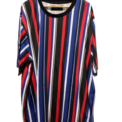 New Slaves Mens  Size XXL Short Sleeve T-shirt Striped 