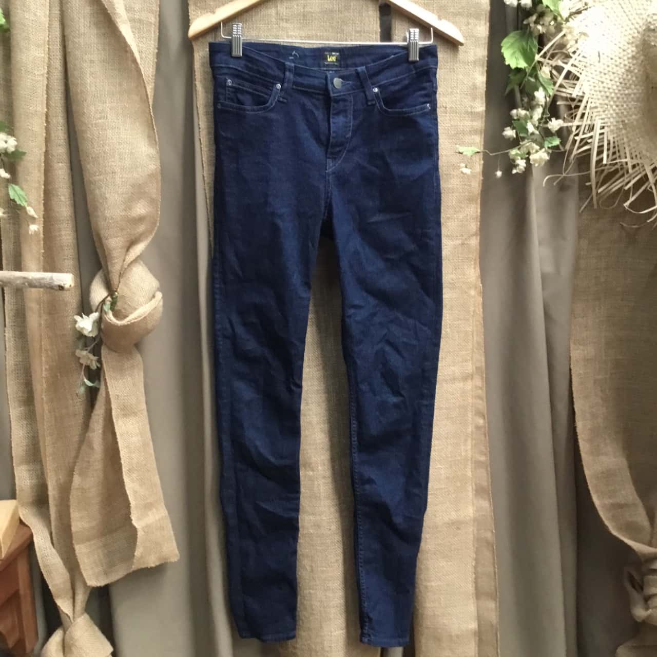 Womens Lee Size 28 Skinny Jeans Blue