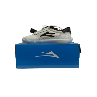 Lakai Kids US6 White/Navy Leather Shoes