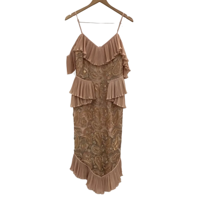 alice McCall Womens  Size 8 Cocktail Dress Champagne 