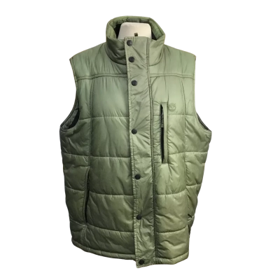 Timberland Mens  Size XL Green Puffer Vest