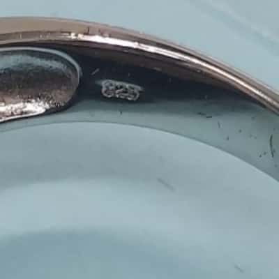  Womens Ring Silver Zerconia 925