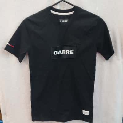  Mens Carre Size XS Short Sleeve T-shirt Black  