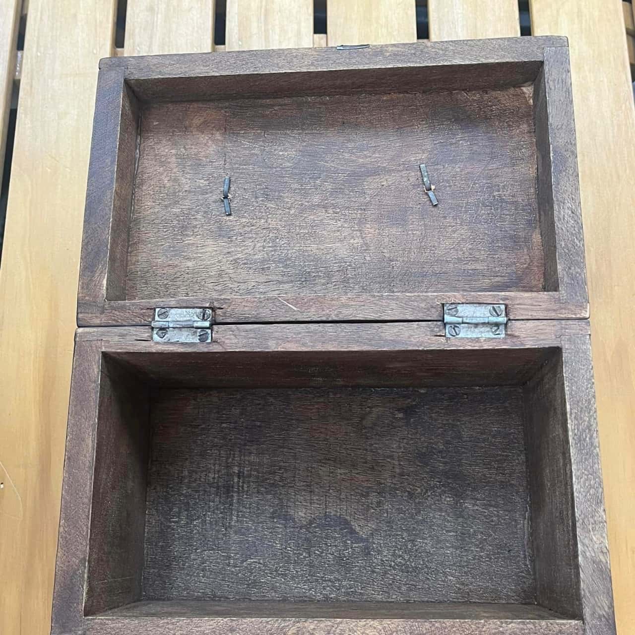 Wood Carved Box 21cm long(s)