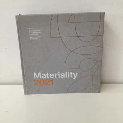 Materiality 2021: Brick and Block in Contemporary Architecture hardcover book 