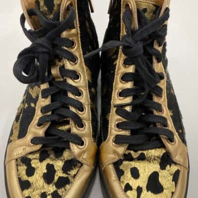 Midas Womens  Size 38 Black  / Gold 
