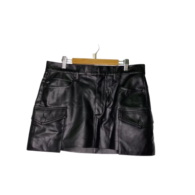  Denin Forum Womens  Size 28 Mini Skirt Black  